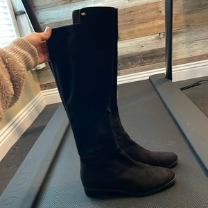 Micheal Kors over the knee suede black boots